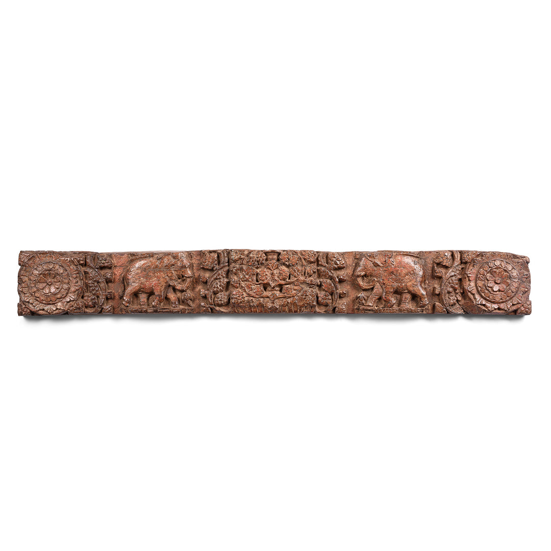 Antique Carved Indian Lintel Panel  | Indigo Antiques