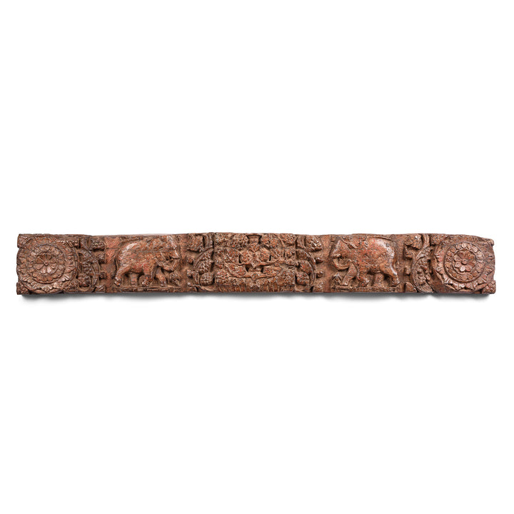 Antique Carved Indian Lintel Panel  | Indigo Antiques