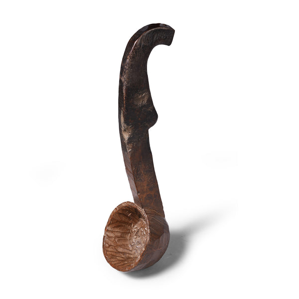 Carved Wooden Spoon From Banswara - Rajasthan - Ca 1940's Carved Wooden Spoon From Banswara - Rajasthan - Ca 1940's