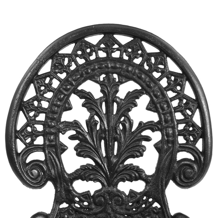 Backrest Detail From Cast Iron Garden Chair | Indigo Antiques