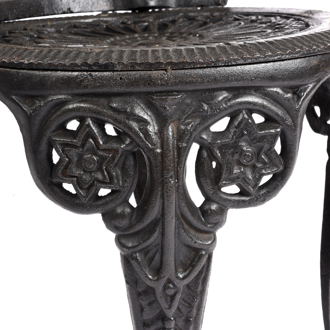 Design Detail From Cast Iron Garden Chair | Indigo Antiques