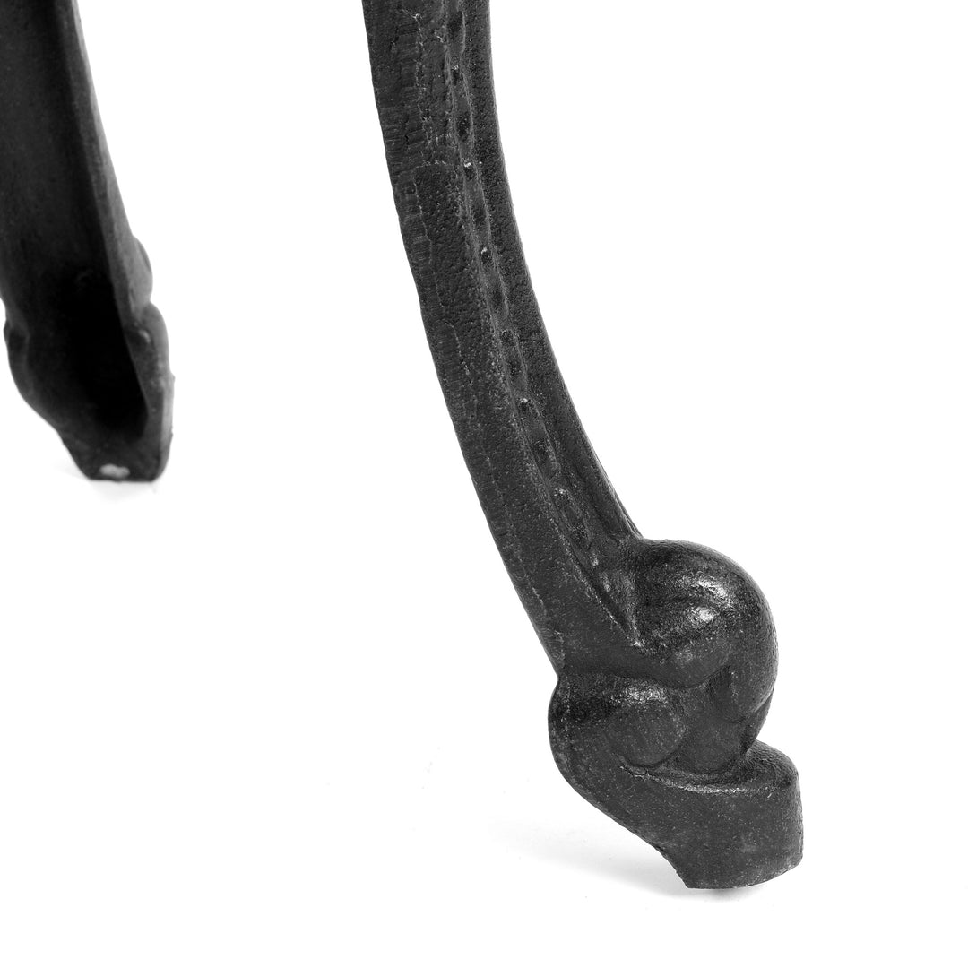 Foot Detail From Cast Iron Garden Chair | Indigo Antiques