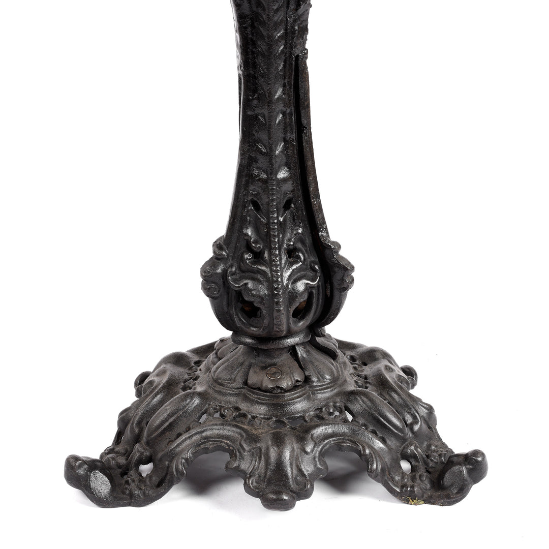 Base Detail From Cast Iron Victorian Style Bistro Garden Table | Indigo Antiques