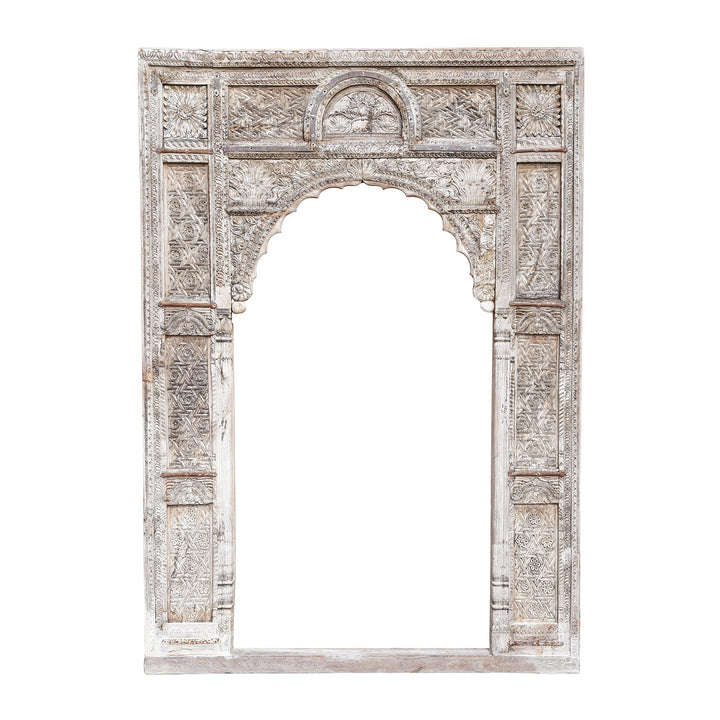 Antique Carved Indian Cedar Archway | Indigo Antiques