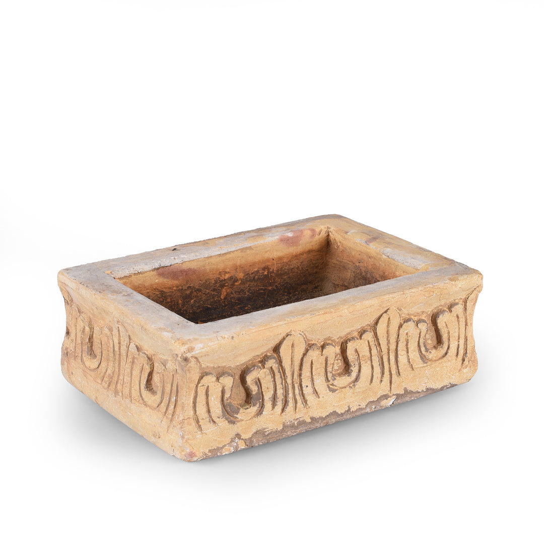 Option 4Antique Carved Stone Bird Bath From Rajasthan | Indigo Antiques