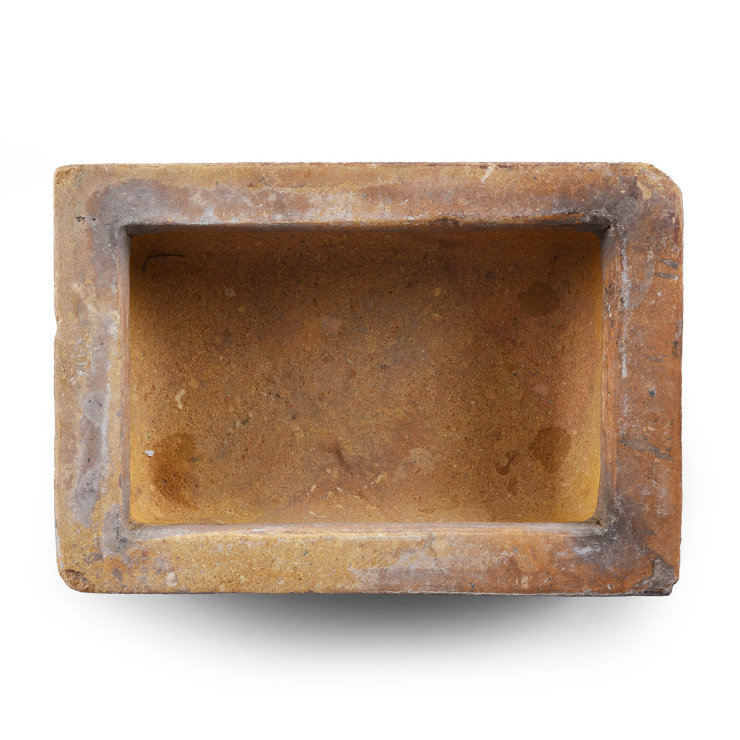 Option 1 Antique Carved Stone Bird Bath From Rajasthan | Indigo Antiques