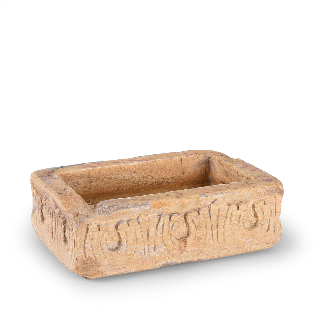 Option 2 Antique Carved Stone Bird Bath From Rajasthan | Indigo Antiques