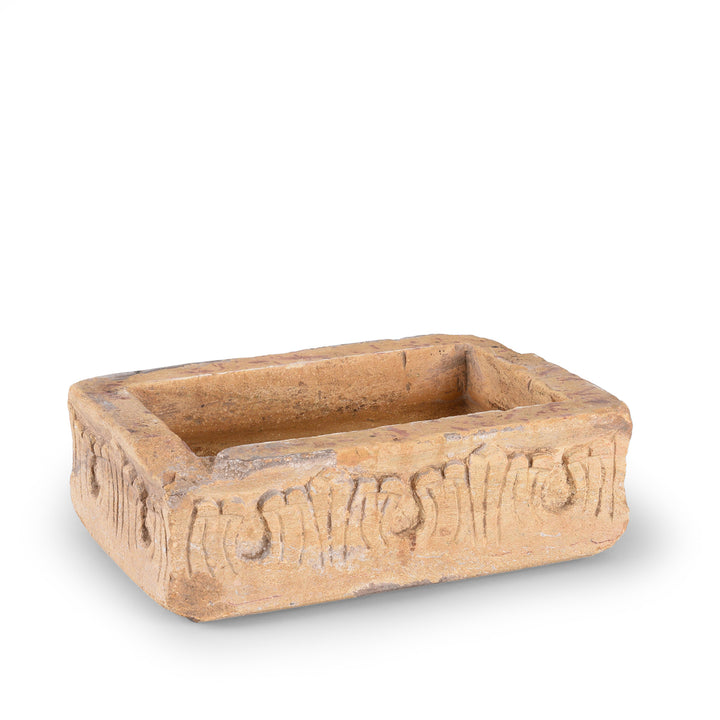 Option 2 Antique Carved Stone Bird Bath From Rajasthan | Indigo Antiques