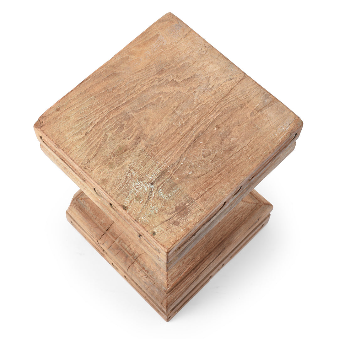 Side Table Made From Reclaimed Teak | Indigo Antiques