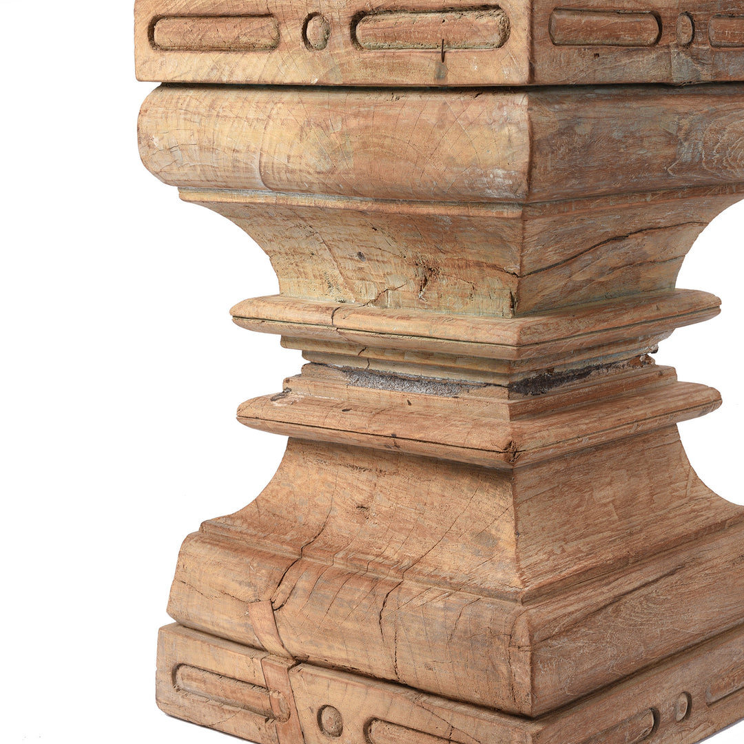 Side Table Made From Reclaimed Teak | Indigo Antiques