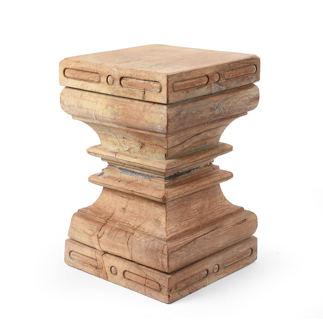 Side Table Made From Reclaimed Teak | Indigo Antiques