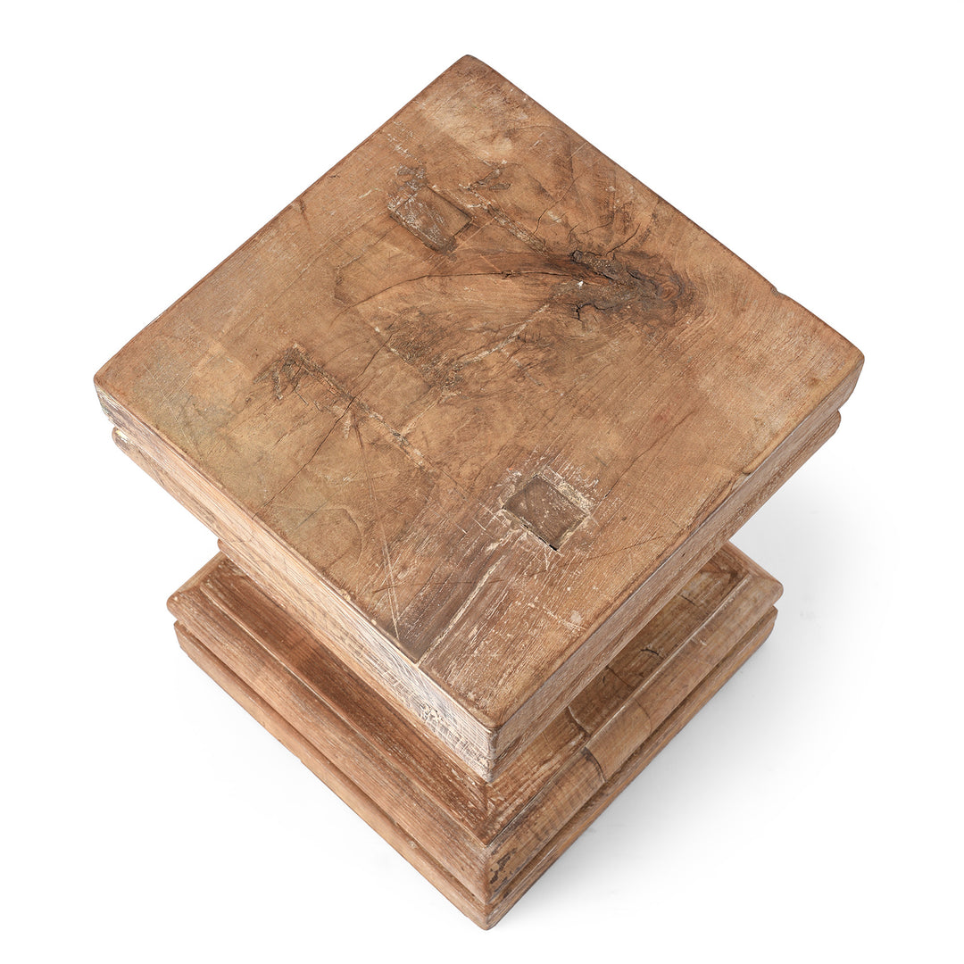 Side Table Made From Reclaimed Teak | Indigo Antiques