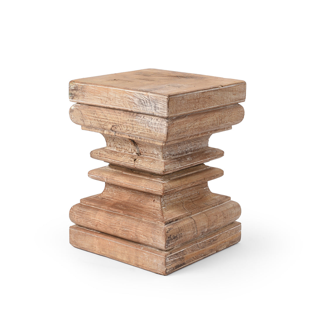 Side Table Made From Reclaimed Teak | Indigo Antiques