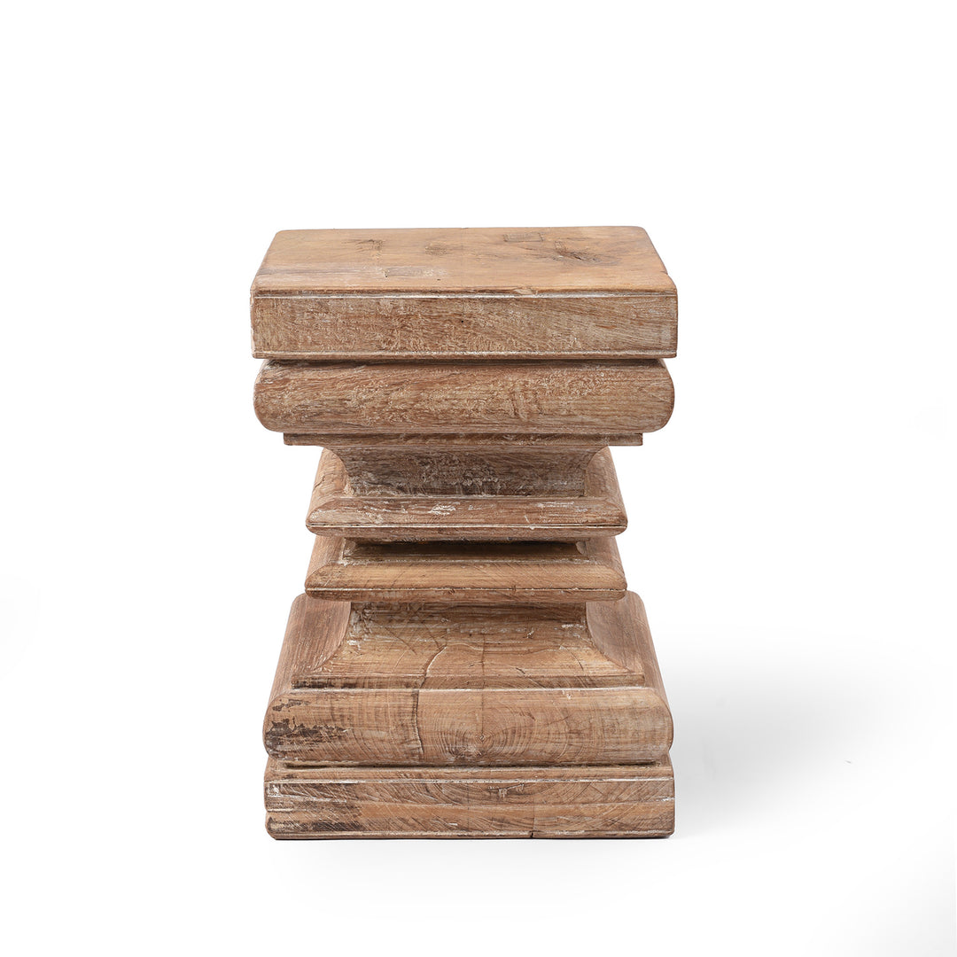 Side Table Made From Reclaimed Teak | Indigo Antiques