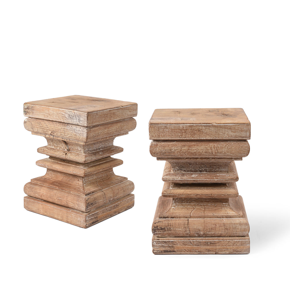 Side Table Made From Reclaimed Teak | Indigo Antiques