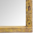 Painted Door Mirror From Andhra Pradesh - Late 19th Century