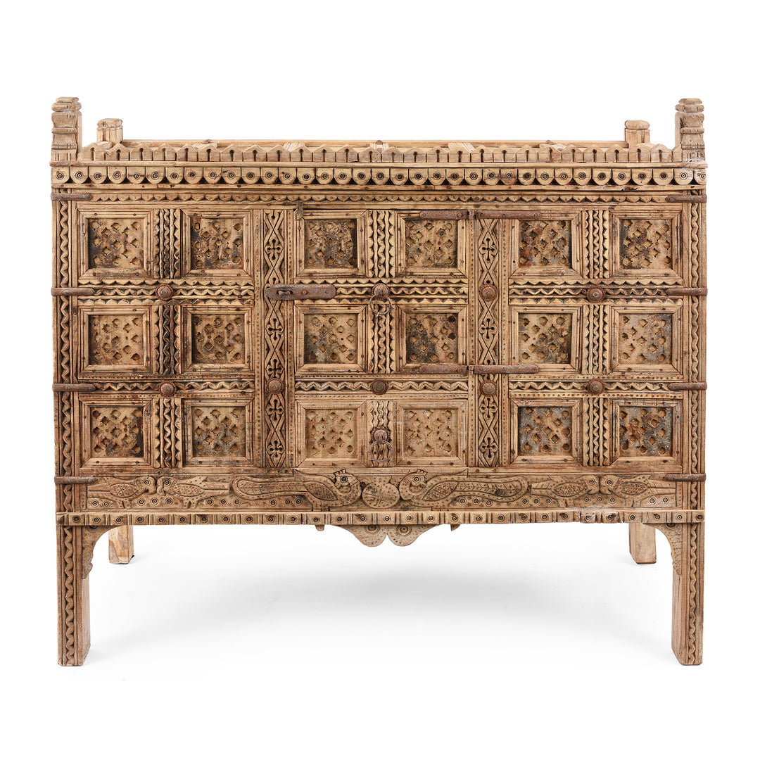 Antique Indian Damchiya Dowry Chest From Kutch | Indigo Antiques