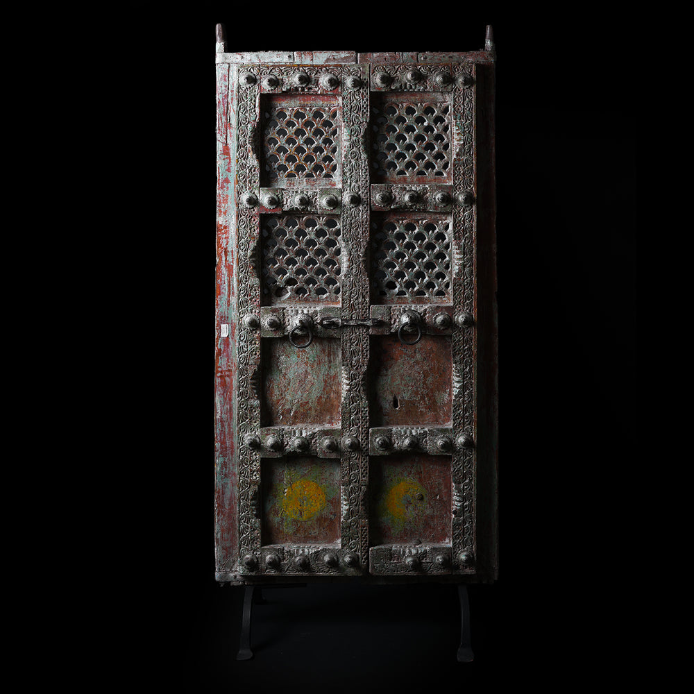 Antique Indian Painted Doors | Indigo Antiques