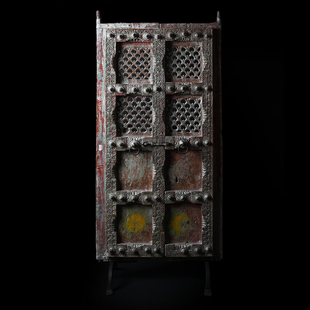 Antique Indian Painted Doors | Indigo Antiques