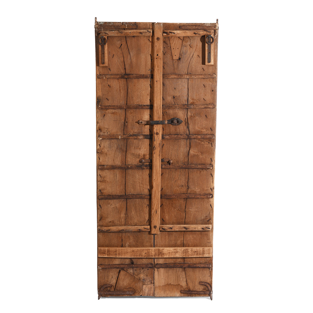 Back Of Bleached Doors From Bikaner - Early 19th Century | INDIGO ANTIQUES