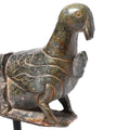Soapstone Parrot Turban Hanger From Dungapur - 19th Century