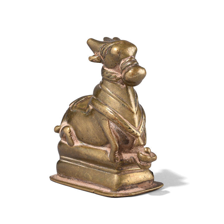 Antique Brass Nandi Bull From The Deccan | Indigo Antiques