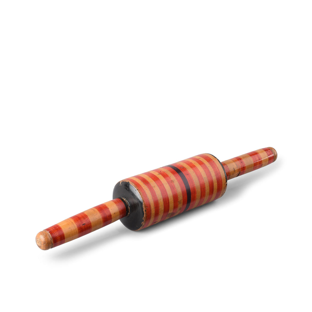 Old Lacquer Rolling Pin from Kutch  | INDIGO ANTIQUES