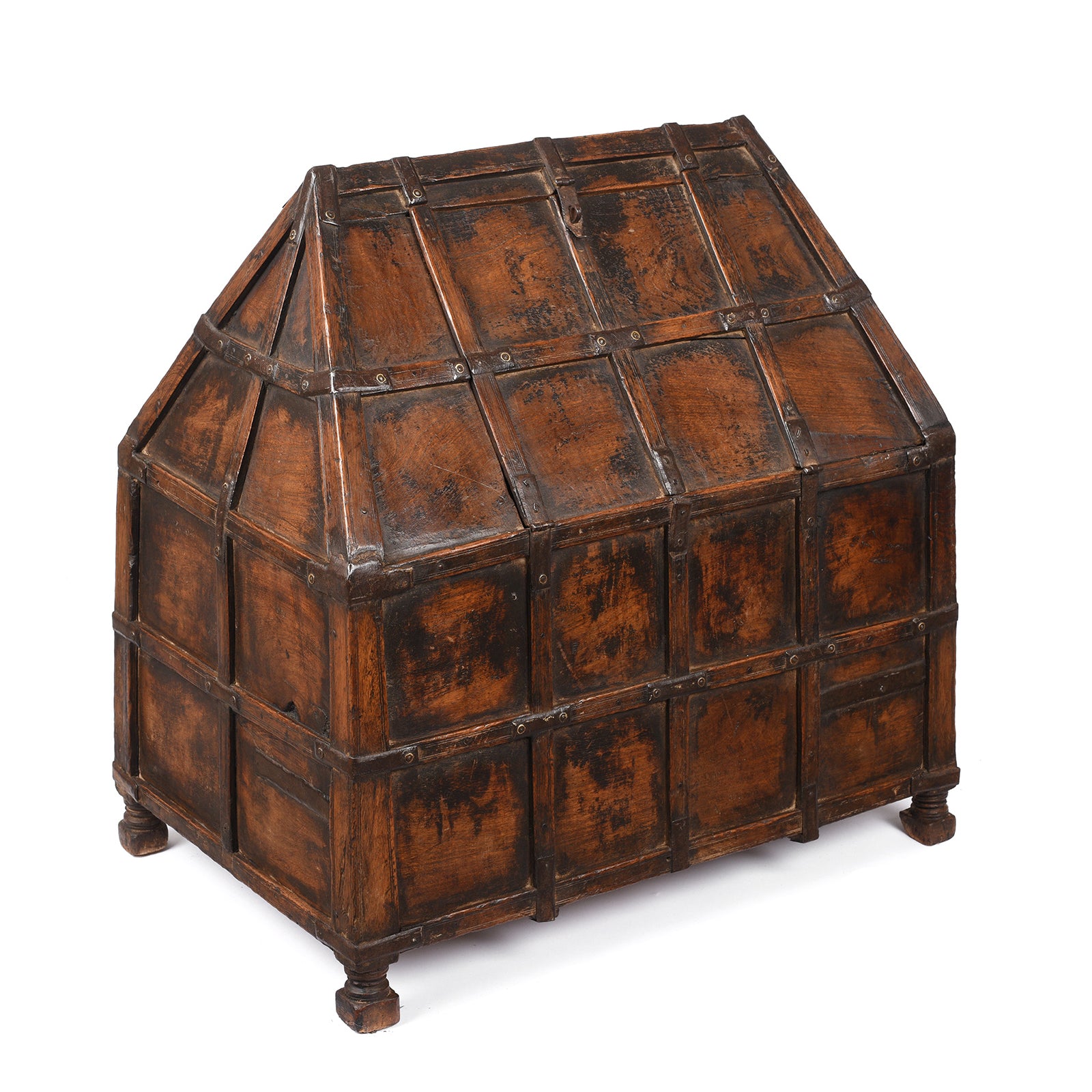 Antique Roheda Hut Stick Box From Jaisalmer - Rajasthan | Indigo Antiques