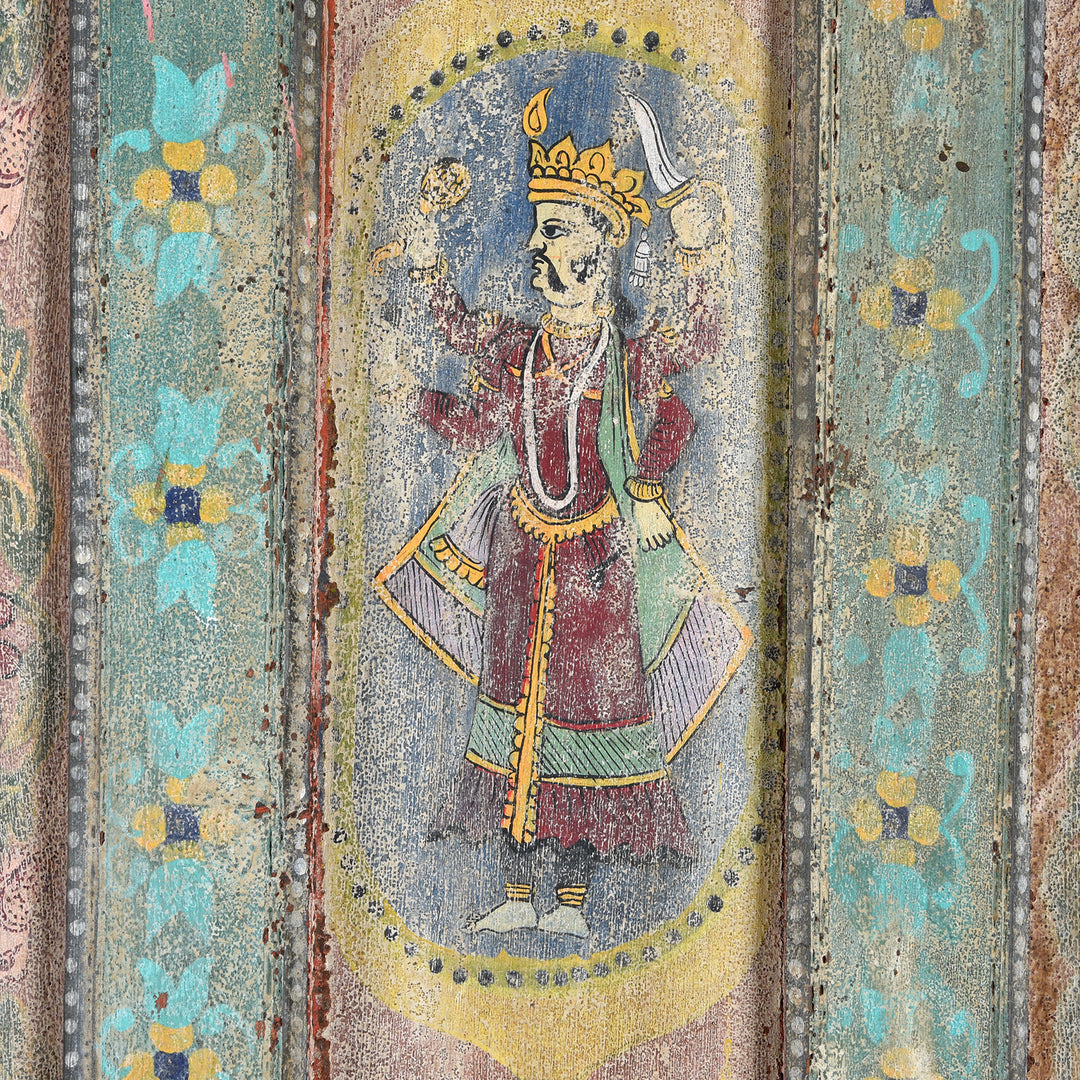 Large Painted Interior Balcony From Kutch