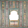 Large Painted Interior Balcony From Kutch