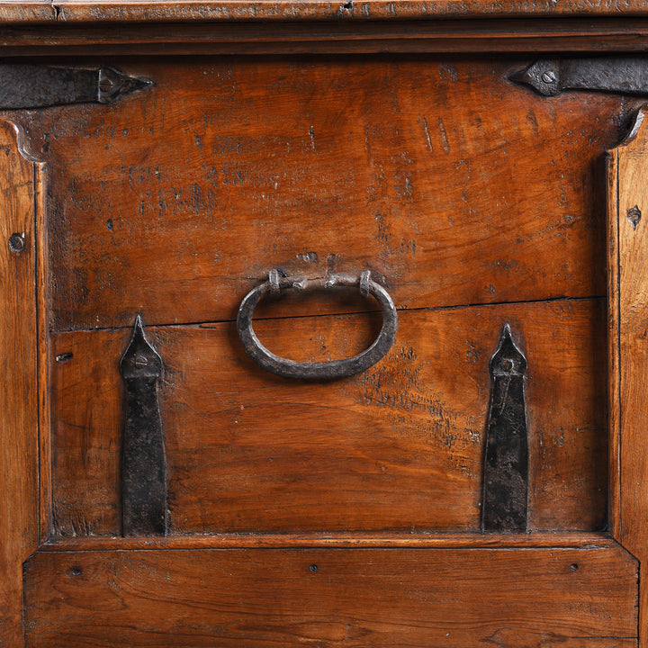 Handle Detail From Antique South Indian Goan Merchant Chest | Indigo Antiques