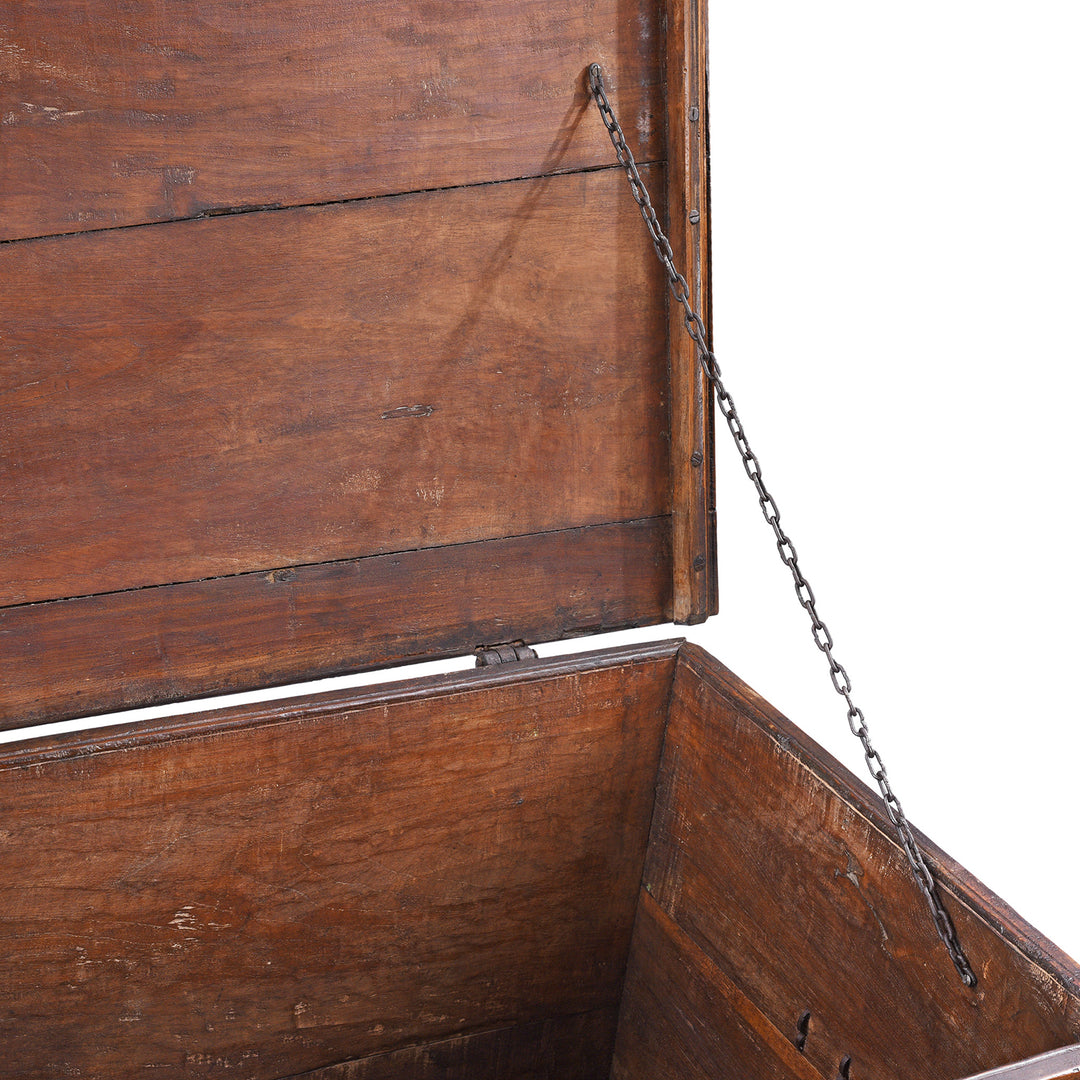 Chain Detail From Antique South Indian Goan Merchant Chest | Indigo Antiques