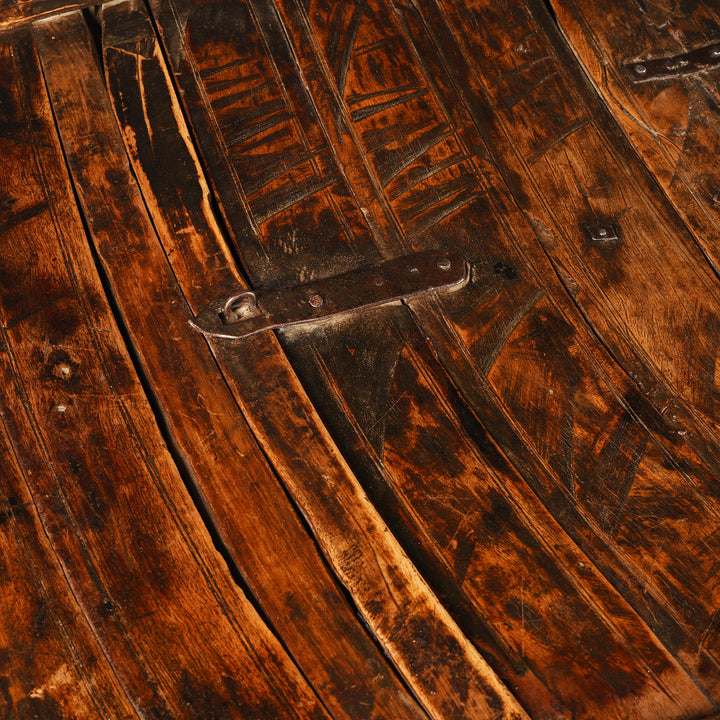 Latch Detail From Indian Stick Box Storage Chest From Jaisalmer | Indigo Antiques