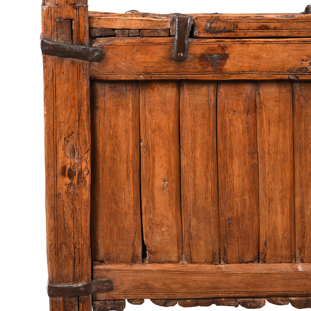 Detail From Indian Stick Box Storage Chest From Jaisalmer | Indigo Antiques