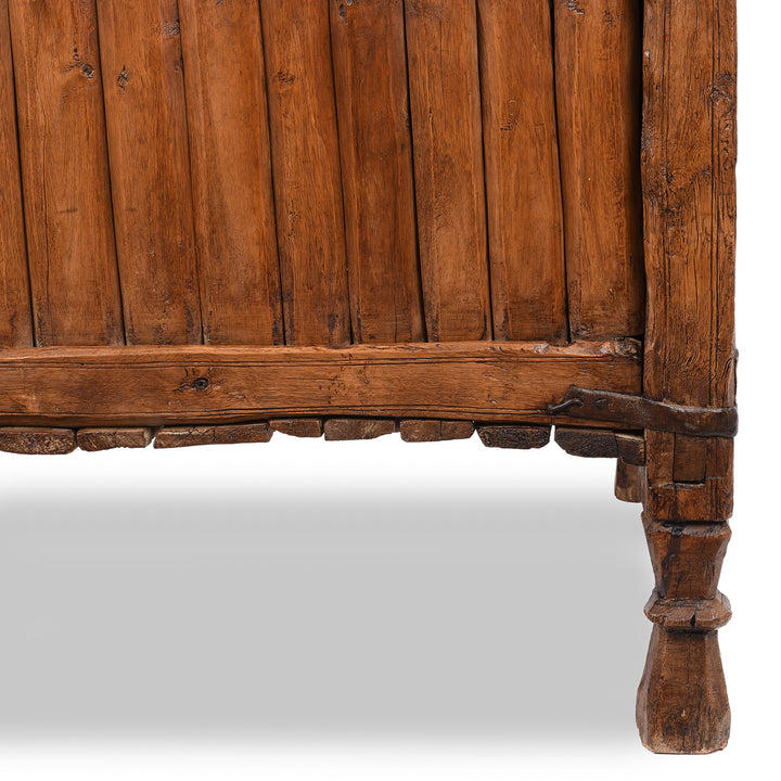 Leg Detail From Indian Stick Box Storage Chest From Jaisalmer | Indigo Antiques