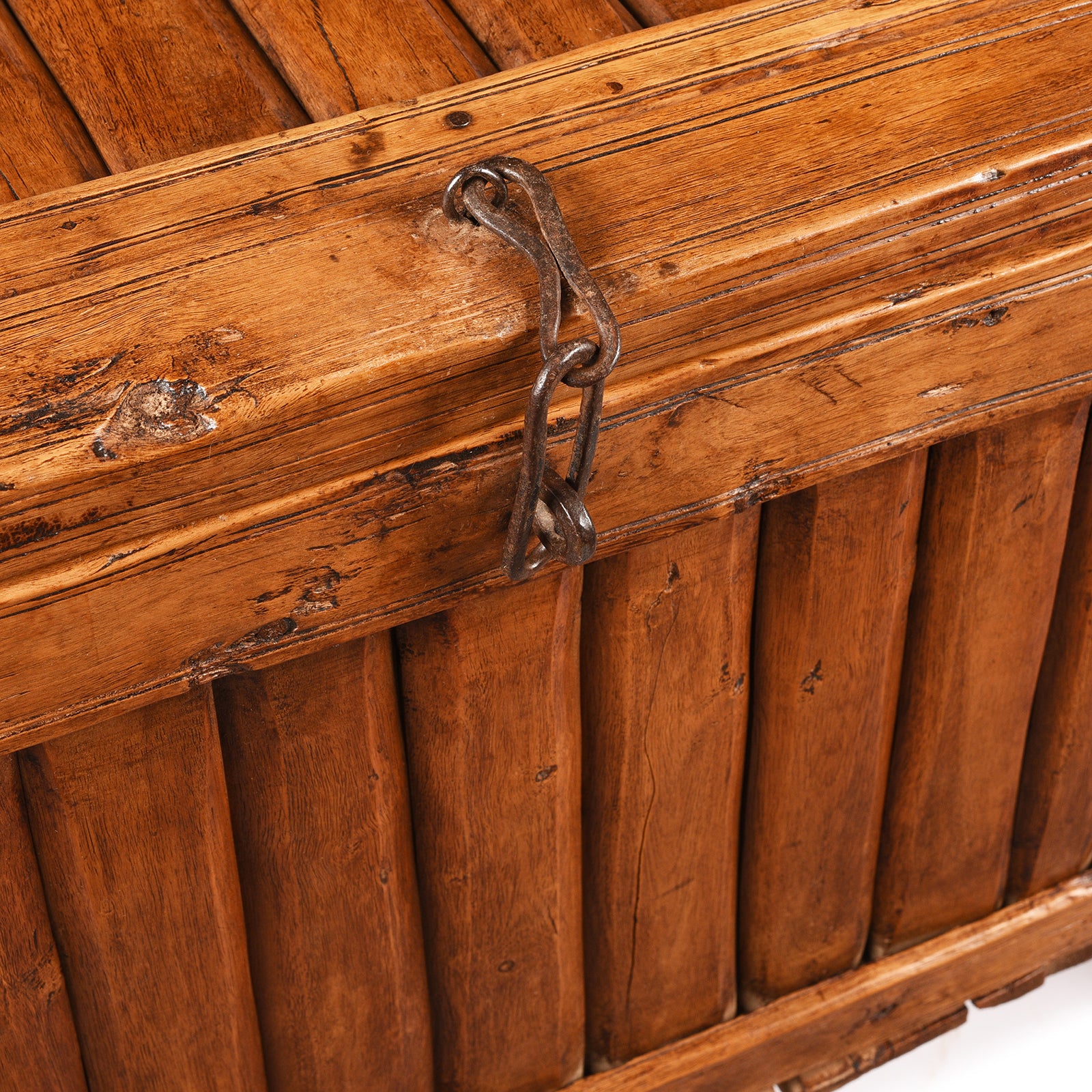 Latch Detail From Indian Stick Box Storage Chest From Jaisalmer | Indigo Antiques