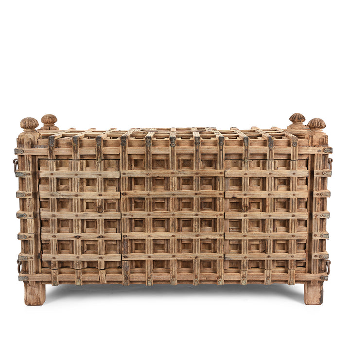 Antique Bleached Indian Teak Kothla Majus Console Chest From Gujarat | Indigo Antiques