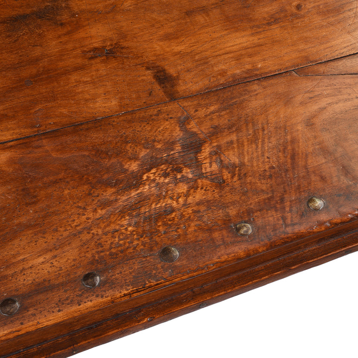 Surface Detail From Antique Indian Takhat Coffee Table From Shekhawati   | Indigo Antiques