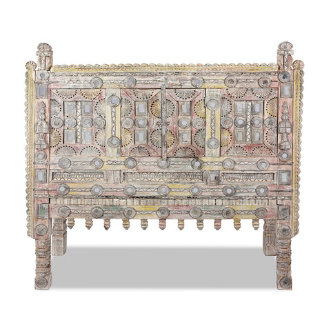 Rabari Damchiya Dowry Chest From Kutch - Ca 1920