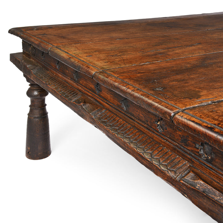 Antique Indian Takhat Coffee Table From Hyderabad | Indigo Antiques
