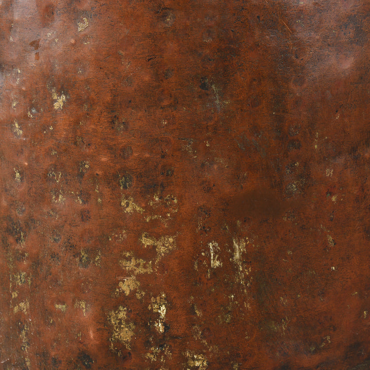 Texture Detail From Antique Indian Copper Water Pot From Kerala | Indigo Antiques