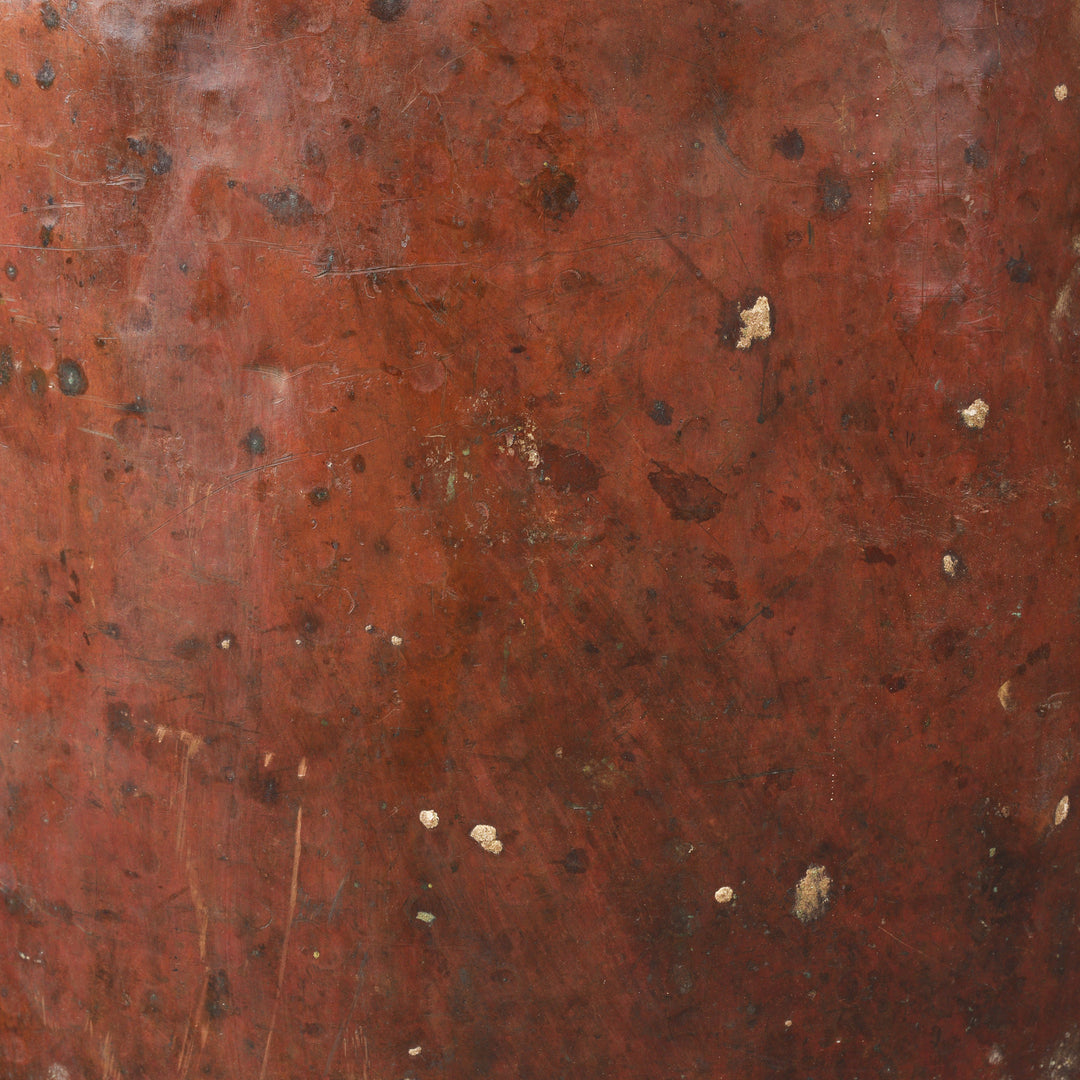 Texture From Antique Copper Water Pot From Kerala | Indigo Antiques