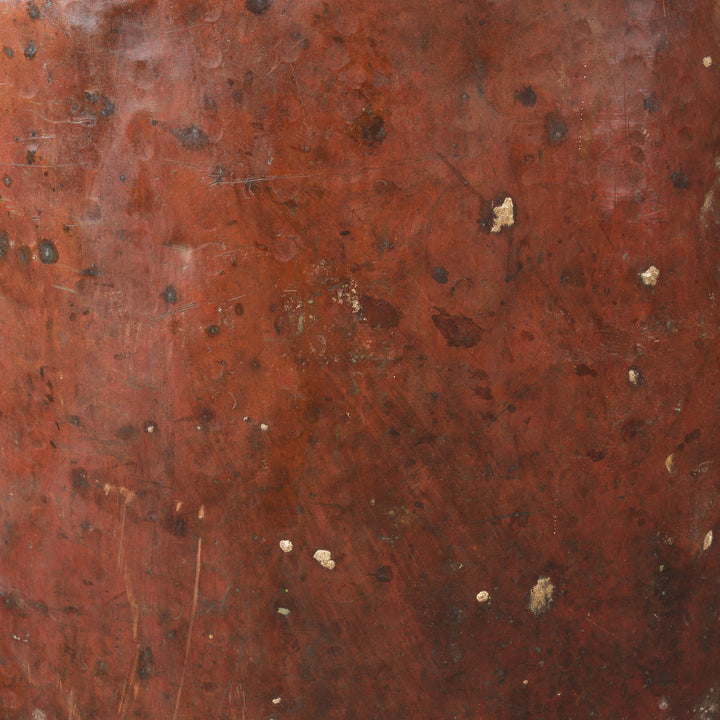 Texture From Antique Copper Water Pot From Kerala | Indigo Antiques