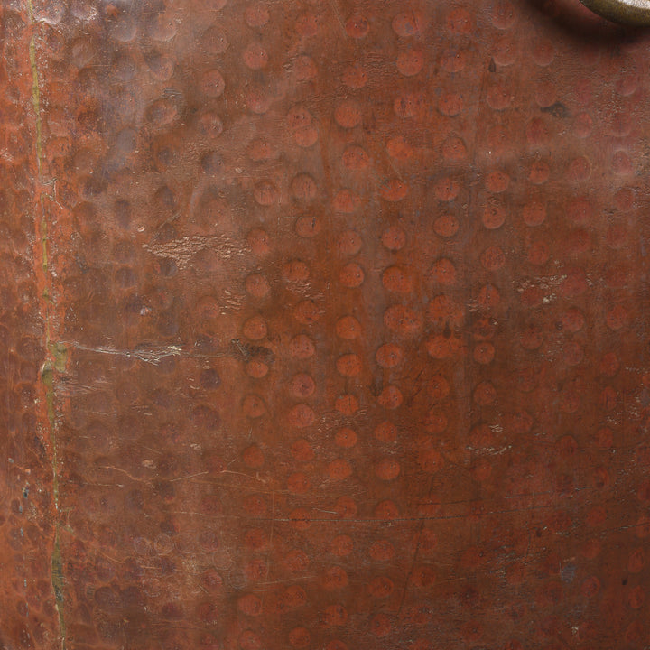 Beaten Texture From Antique Copper Water Pot From Kerala | Indigo Antiques