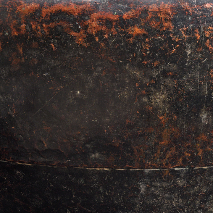 Detail From Antique Copper And Brass  Water Pot From Kerala | Indigo Antiques