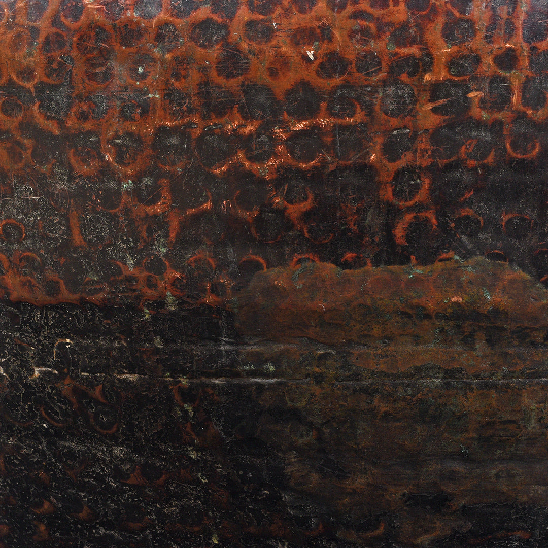 Detail From Antique Copper And Brass  Water Pot From Kerala | Indigo Antiques