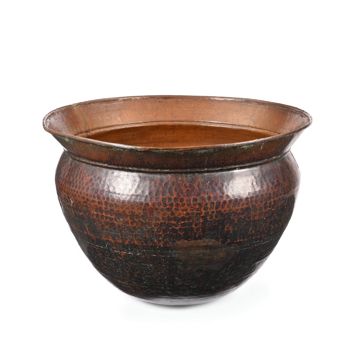 Antique Copper And Brass  Water Pot From Kerala | Indigo Antiques