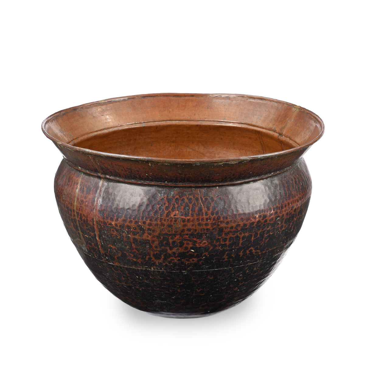 Antique Copper And Brass  Water Pot From Kerala | Indigo Antiques
