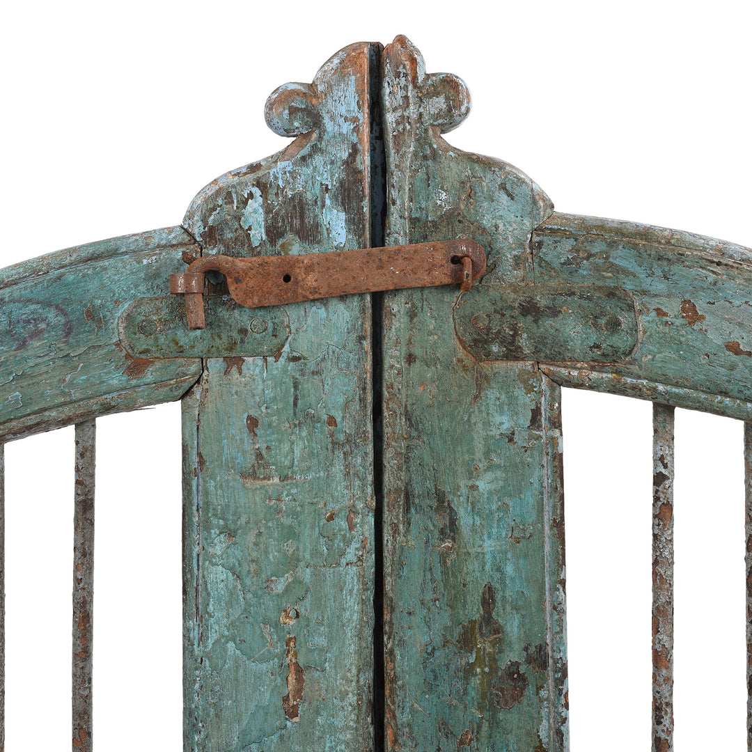 Latch Detail From Teak Dog Gate From Gujarat - 19th Century | Indigo Antiques