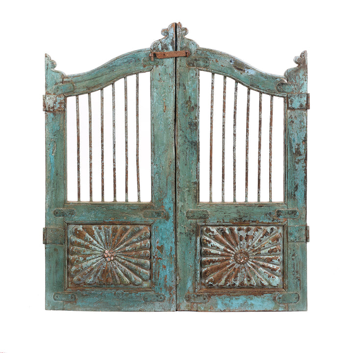Teak Dog Gate From Gujarat - 19th Century | Indigo Antiques
